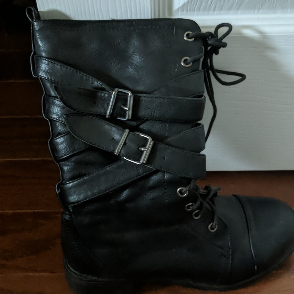 Black boots